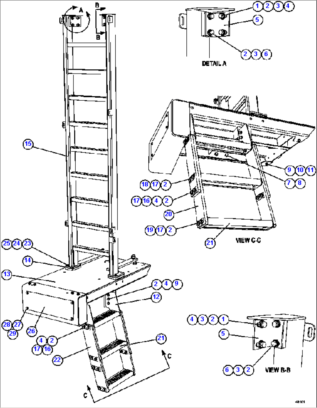 LH LADDER & PLATFORM