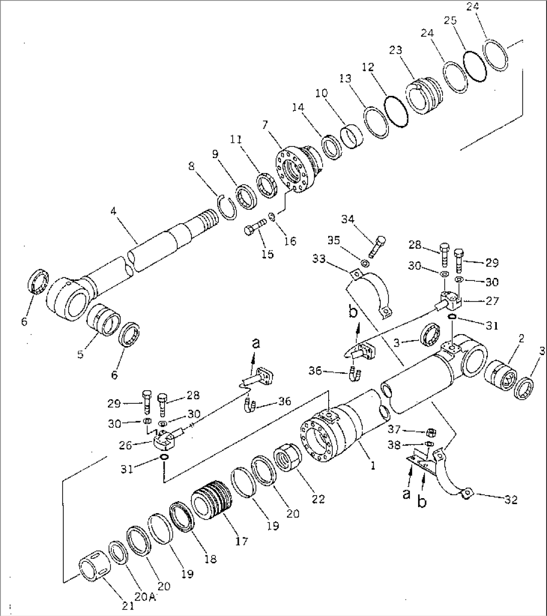 BOOM CYLINDER(#50001-52740)
