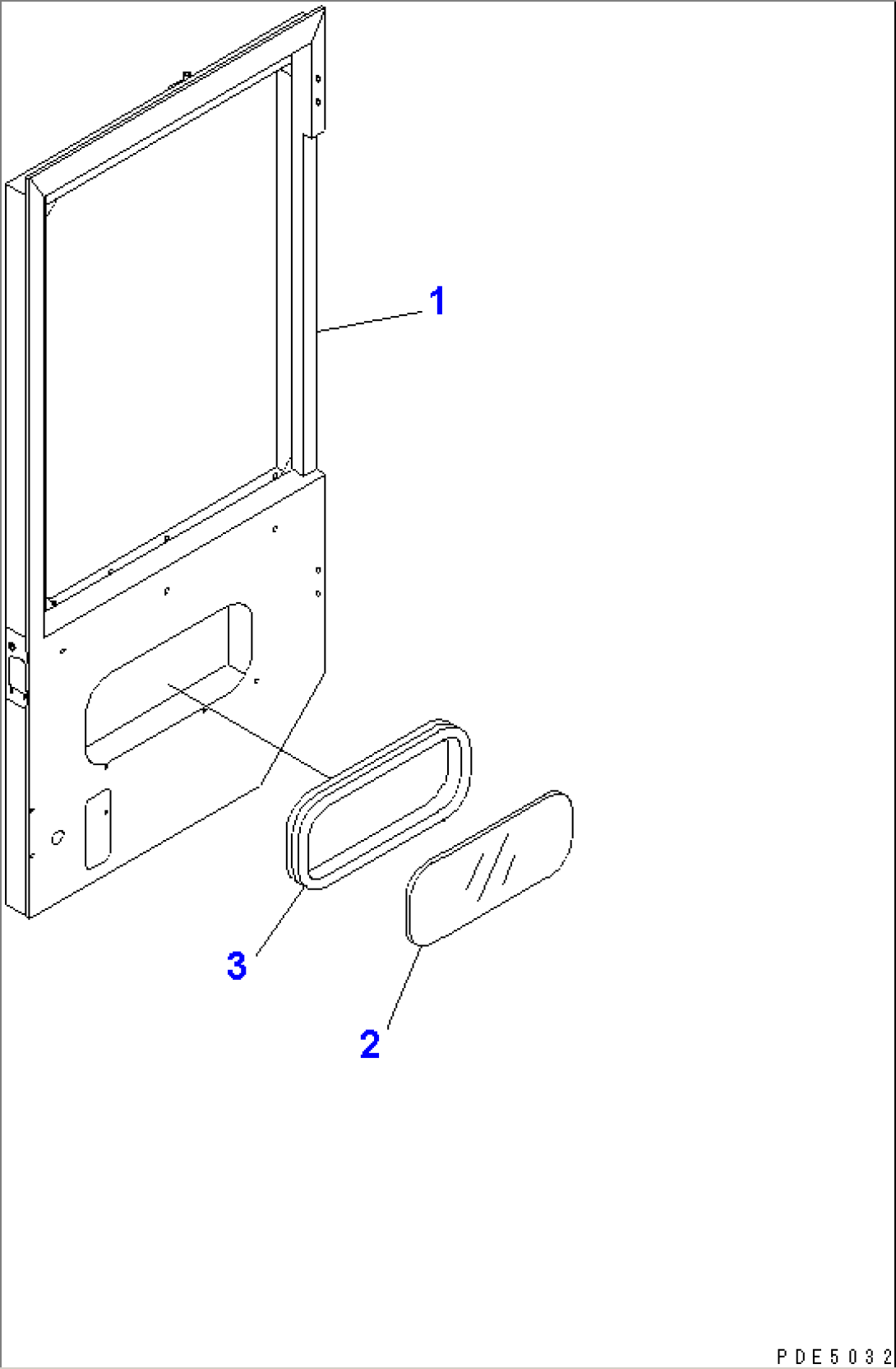 2-PERSONS CAB (DOOR L.H.)(#63001-64000)