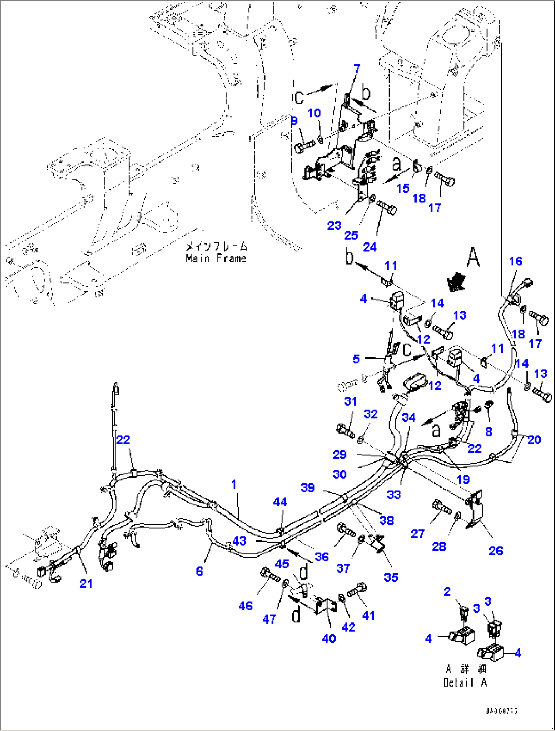 Electric Wiring Harness, Wiring Harness (1/2) (#1001-)