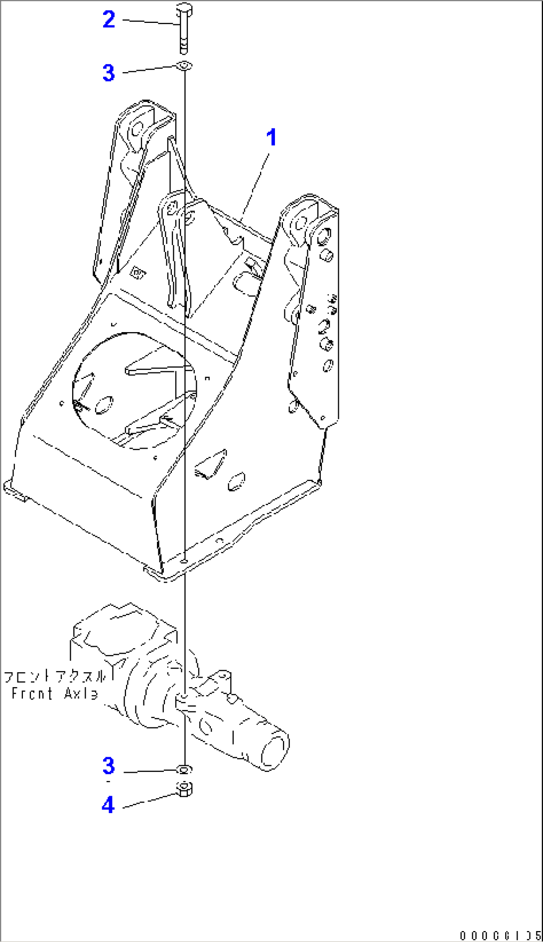 FRONT FRAME (WITH FRONT ATTACHMENT)(#13801-)