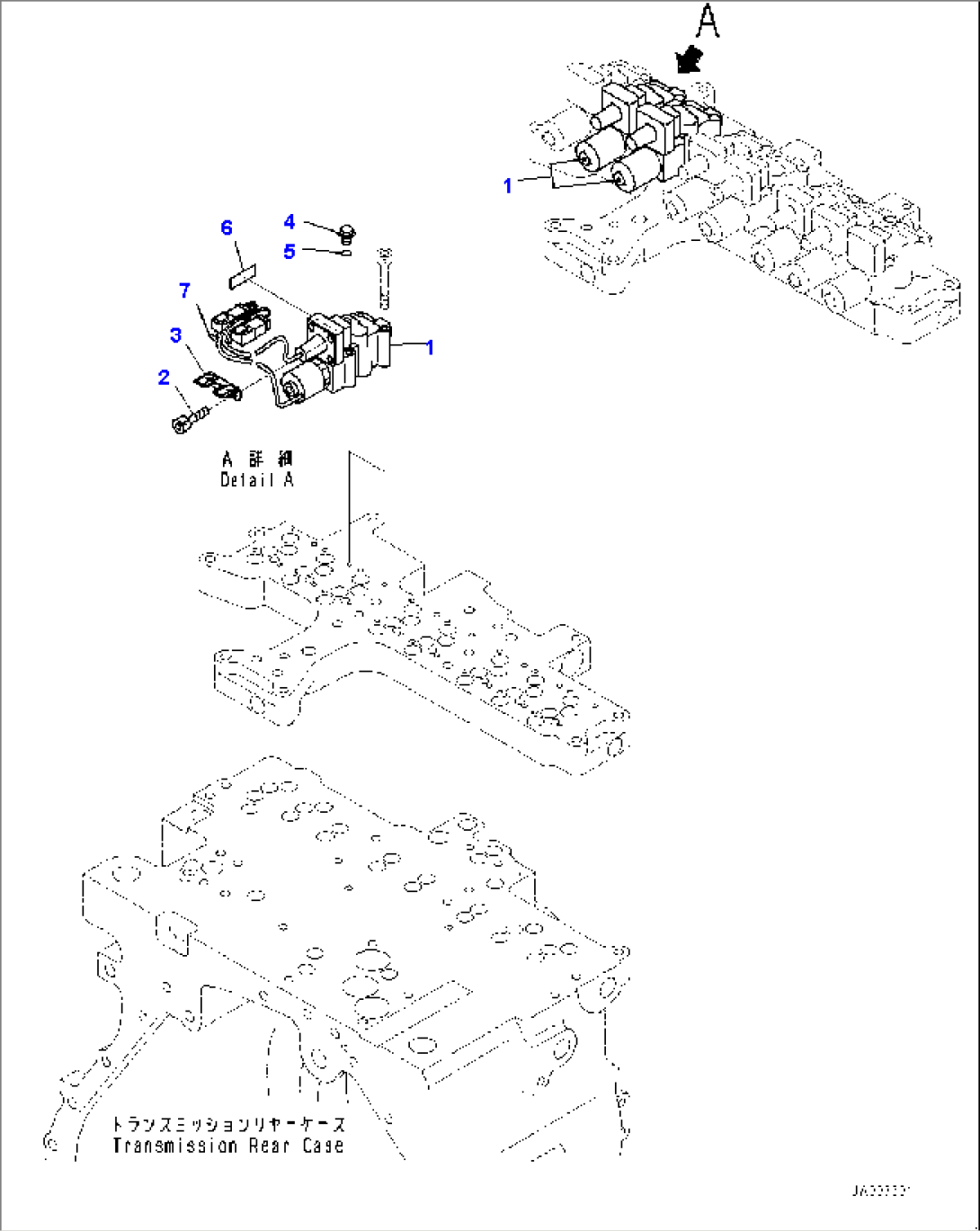 Transmission Group, Control Valve (2/3) (#10001-)