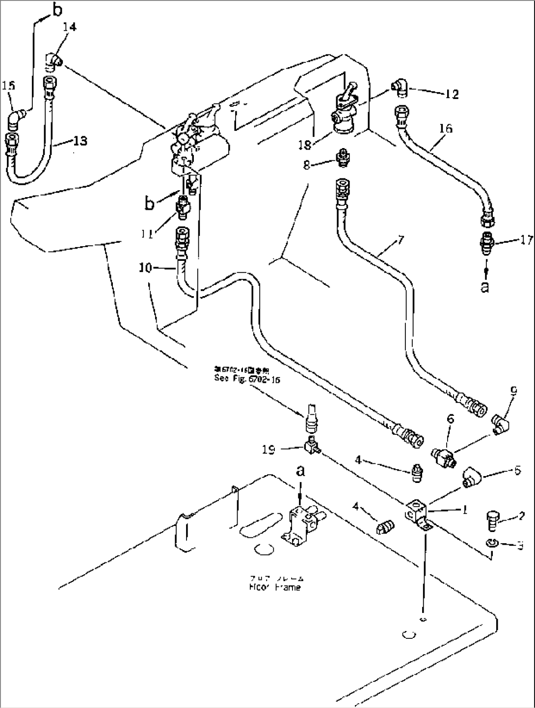 UPPER AIR PIPING (4/6) (PARKING BRAKE TO BLOCK)