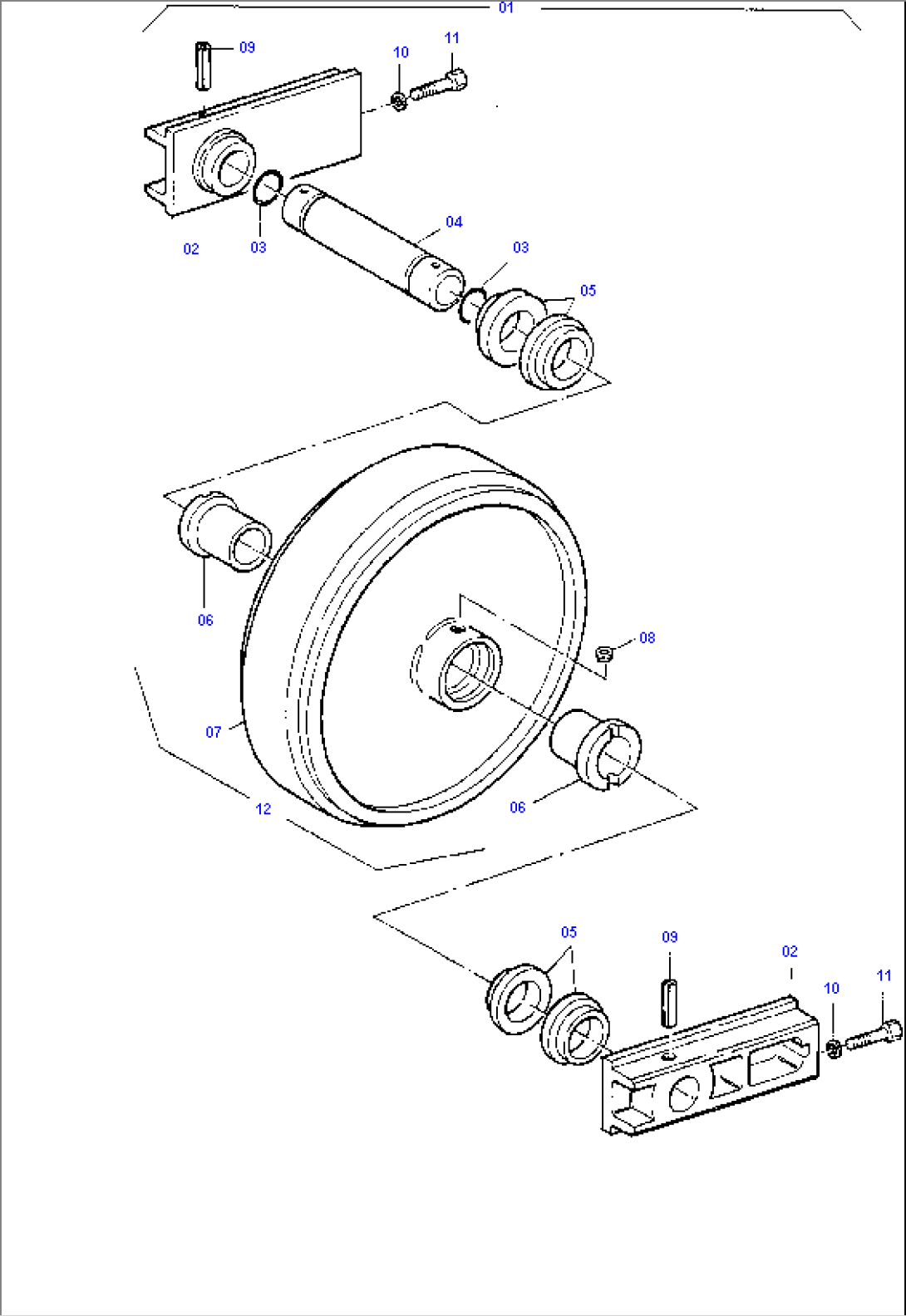 Idler Assy. with Fork