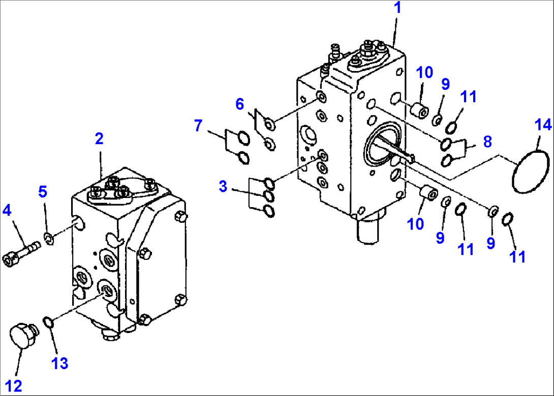 H1602-07A0 SWITCH PUMP FRONT SERVO VALVE (S/N A50001-A50022 )