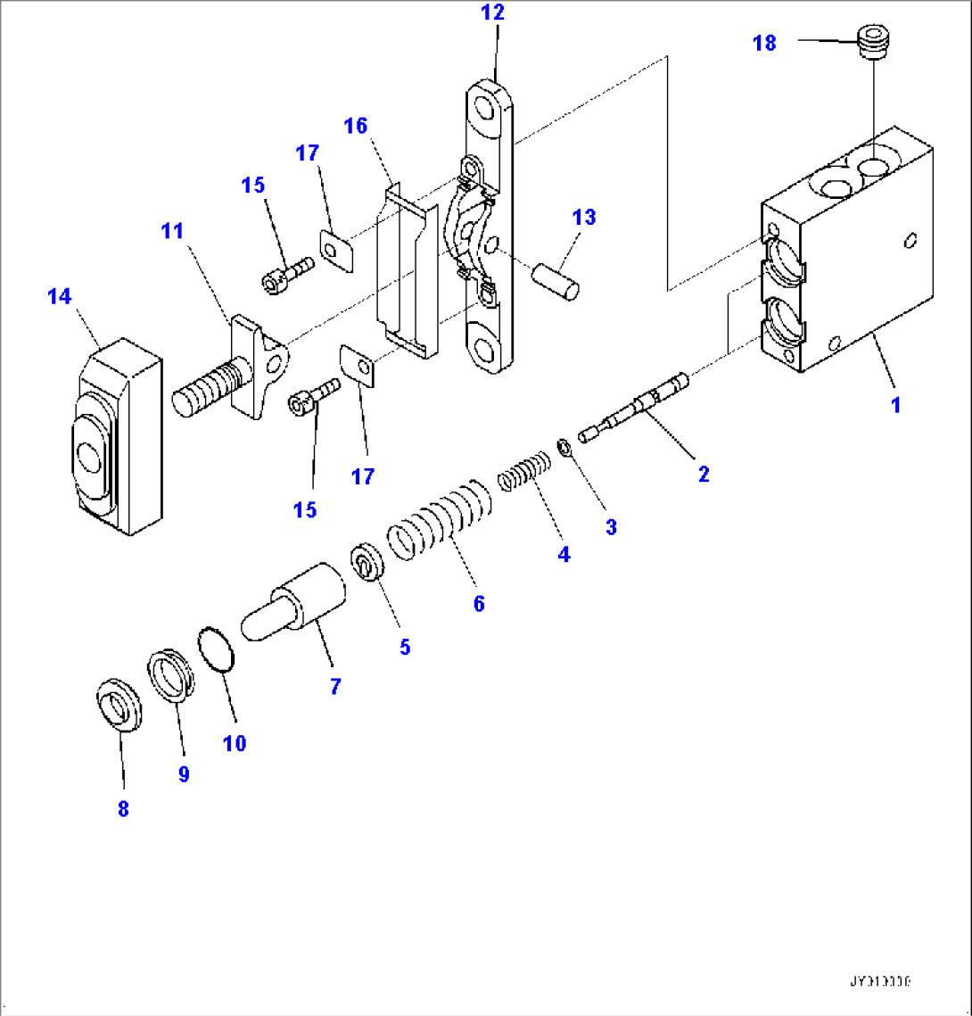 Cab, PPC Valve for Blade (#21001-)