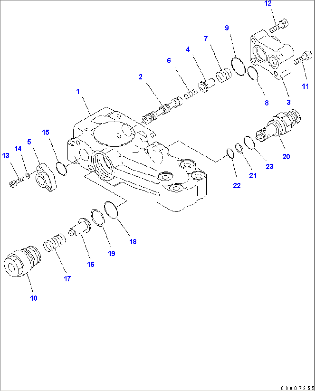 BURST VALVE (FOR BOOM CYLINDER) (LHS)