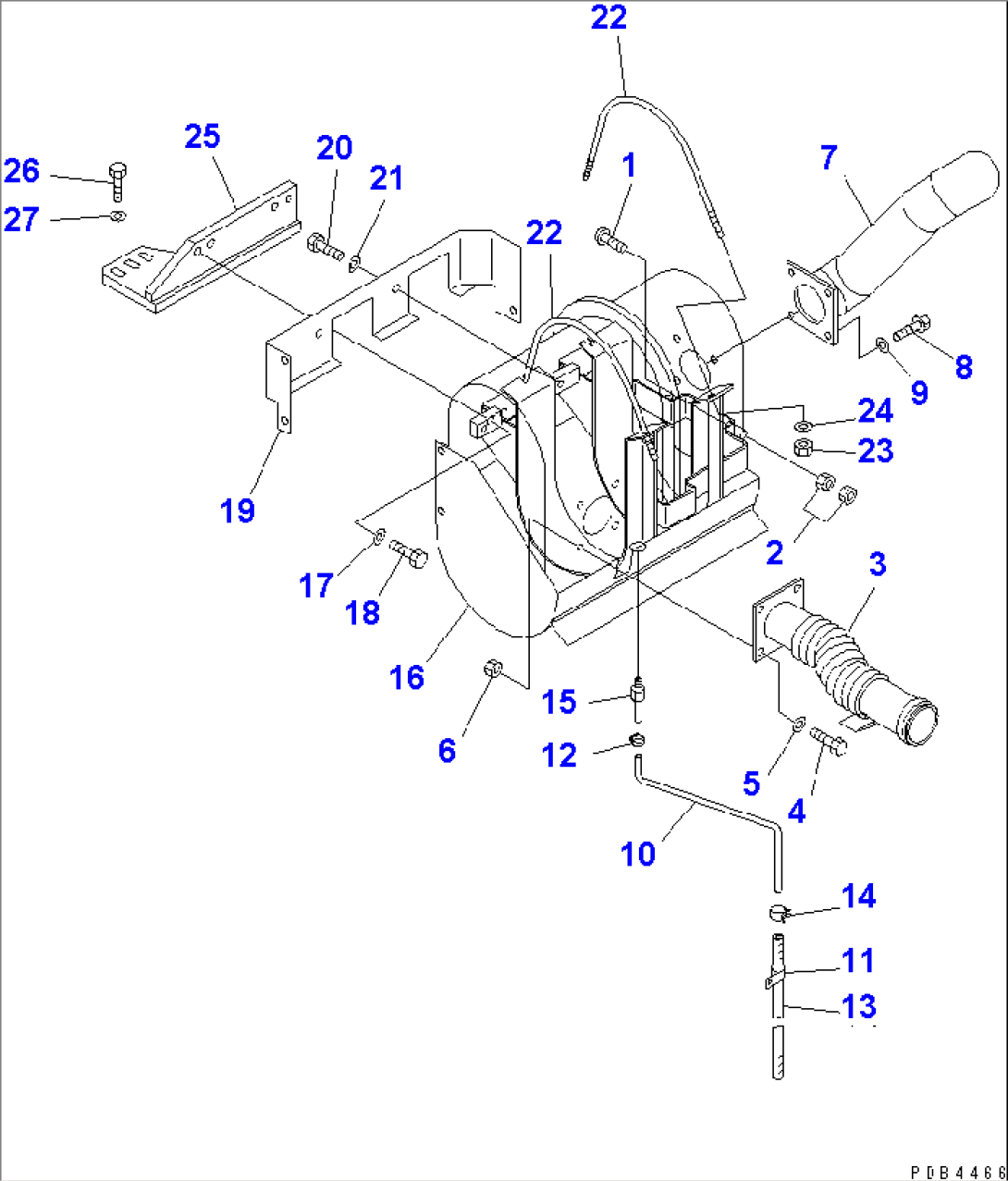 CERAMIC MUFFLER (TUNNEL SPEC.)(#10001-10021)