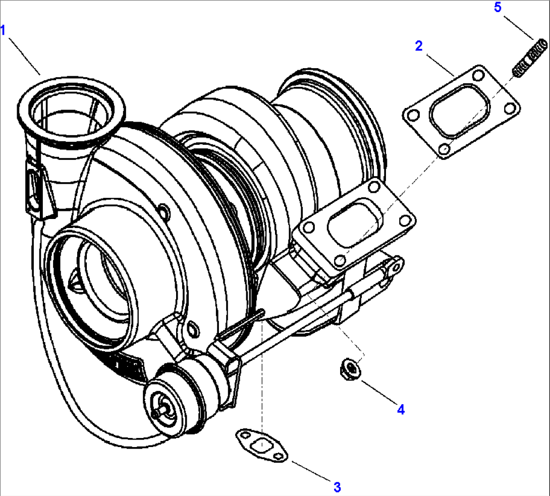 A1203-A1A5 TURBOCHARGER MOUNTING
