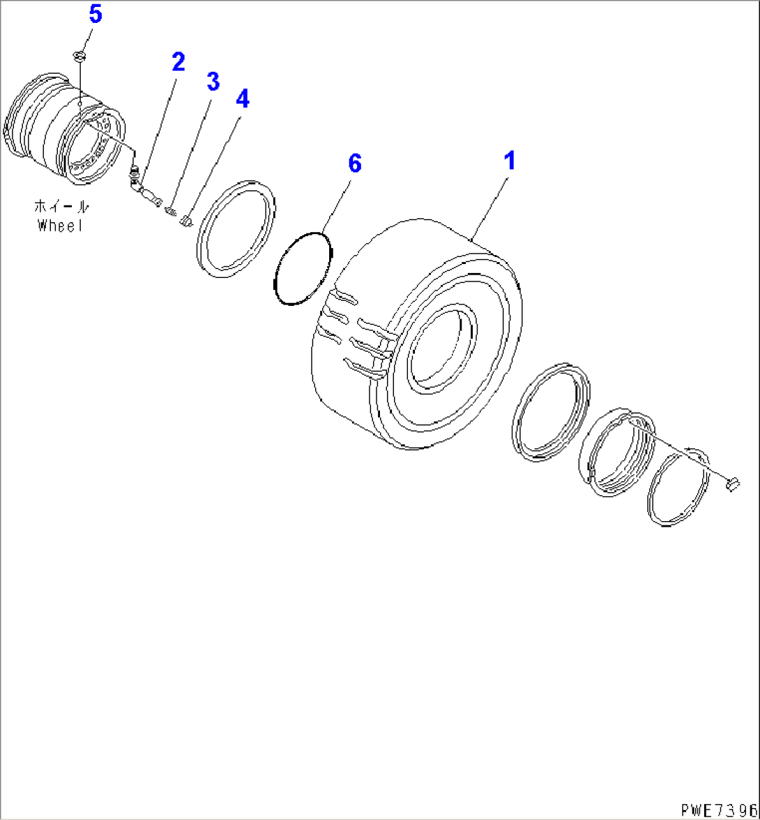 TIRE (35/65/33/24PR-L5 TUBELESS TIRE) (TOYO)