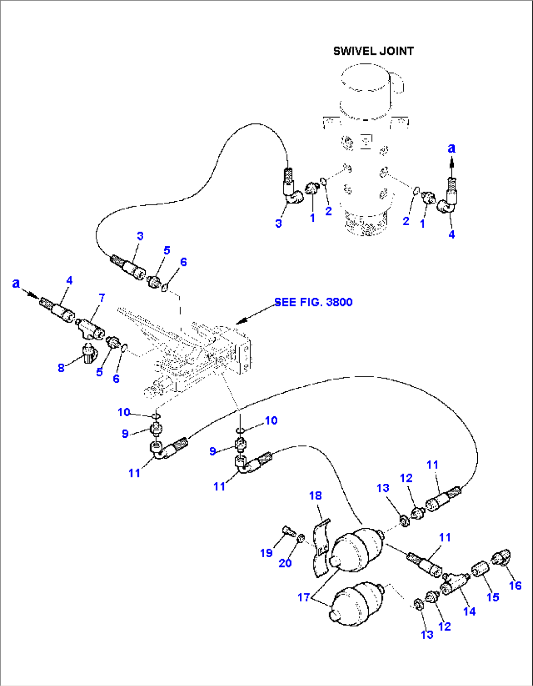 HYDRAULIC PIPING (BRAKE LINE) (2/3)