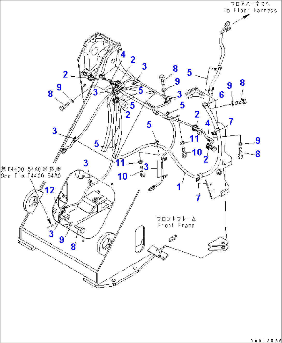 FRONT HARNESS (FOR E.C.S.S.)