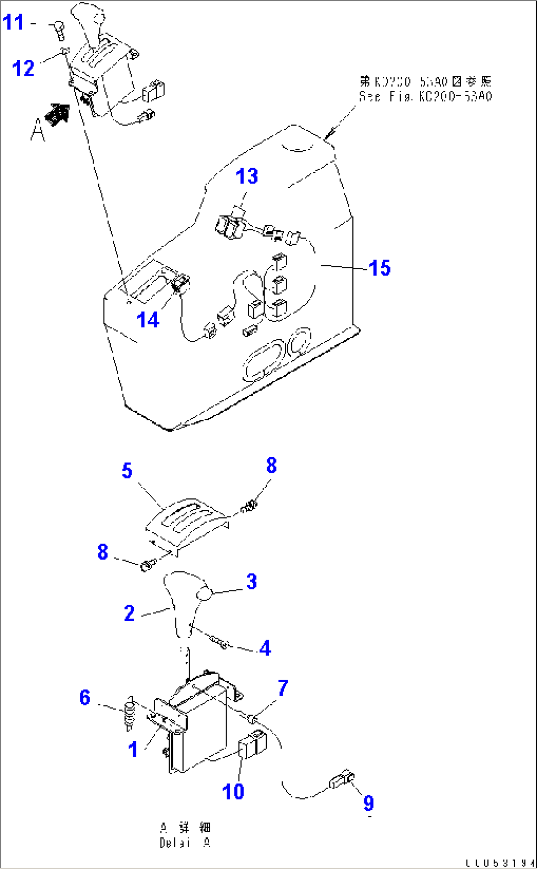 FLOOR (TRANSMISSION LEVER)(#11001-)
