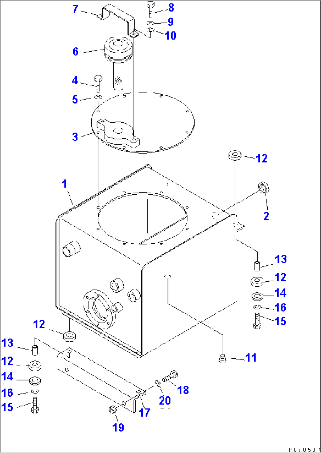 HYDRAULIC OIL TANK