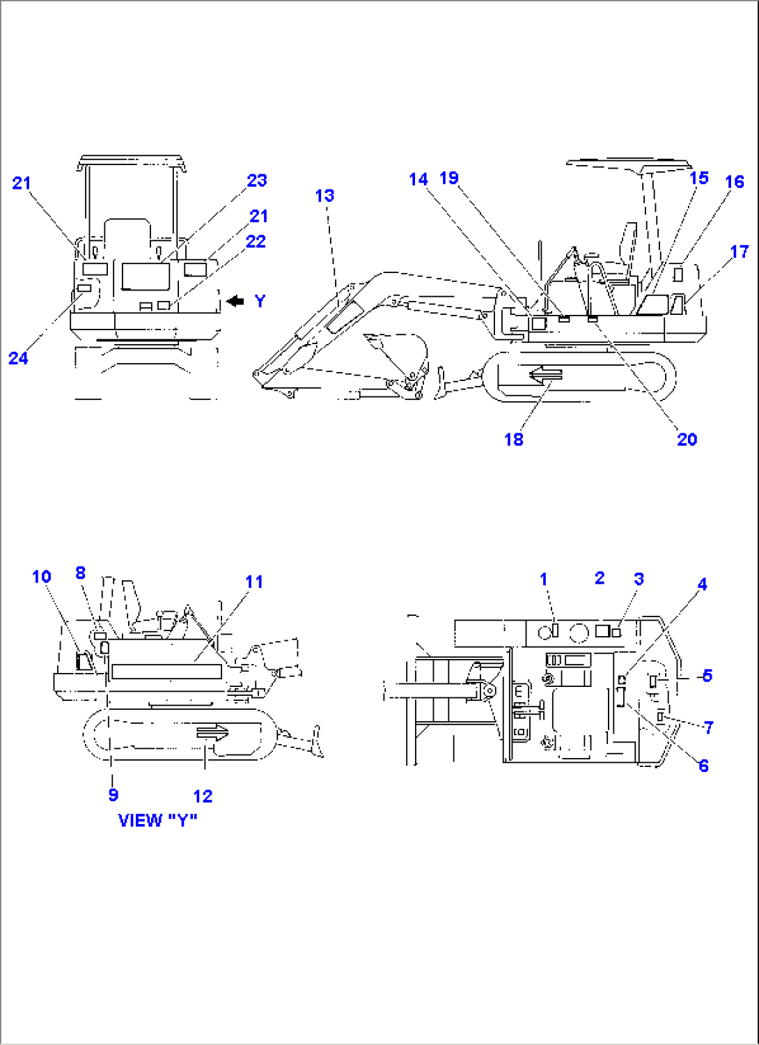 MARKS AND PLATES (FOR CANOPY): 1st PART (ITALIAN)