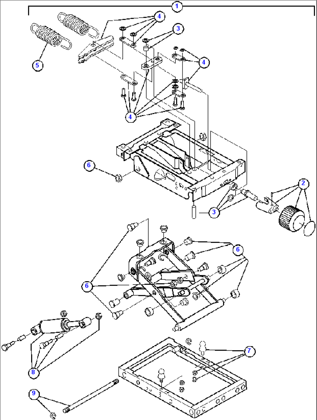 PASSENGER SEAT ASSEMBLY 5/6 (PC2371)