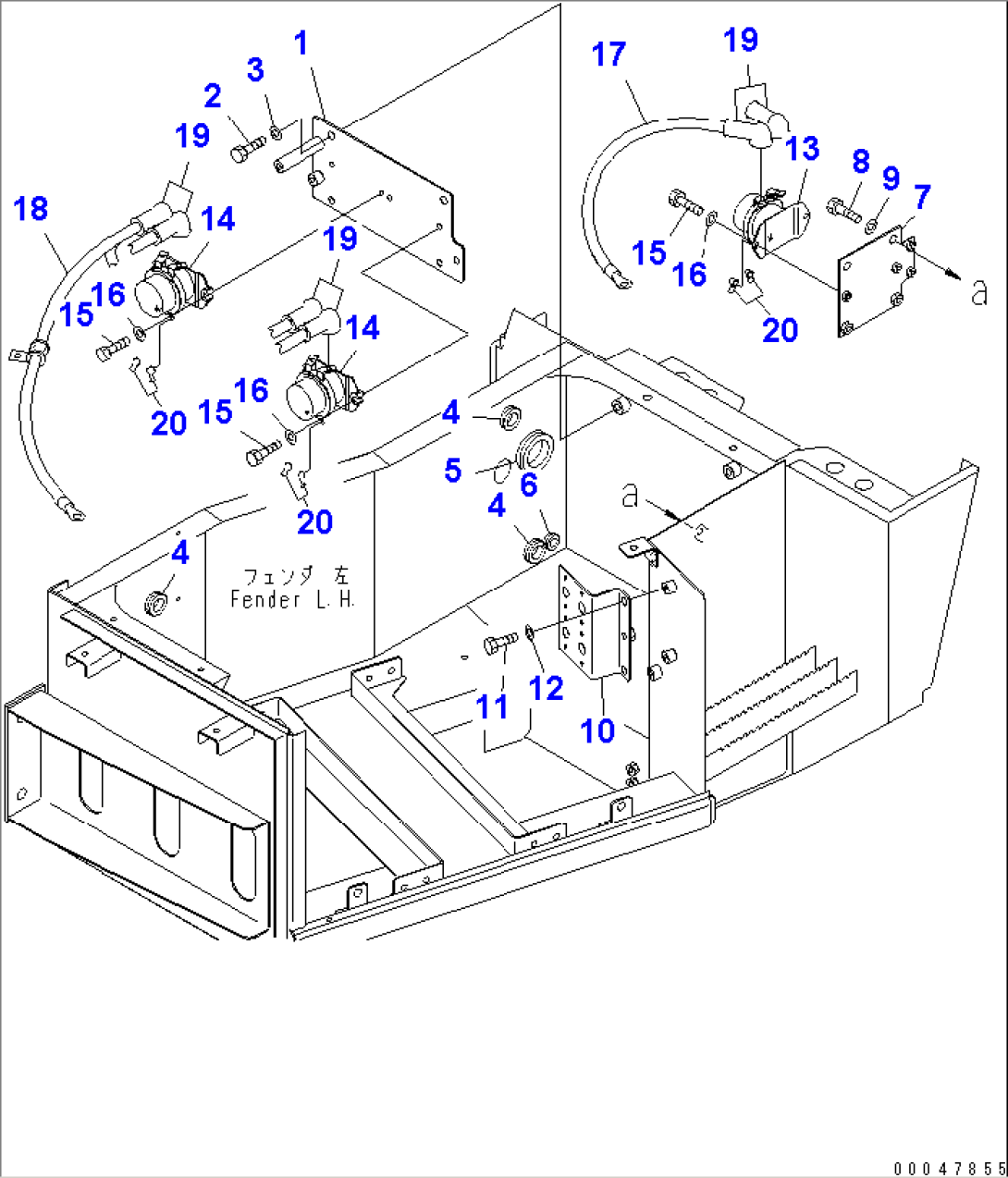 BATTERY BOX (BATTERY RELAY SWITCH)(#2001-)
