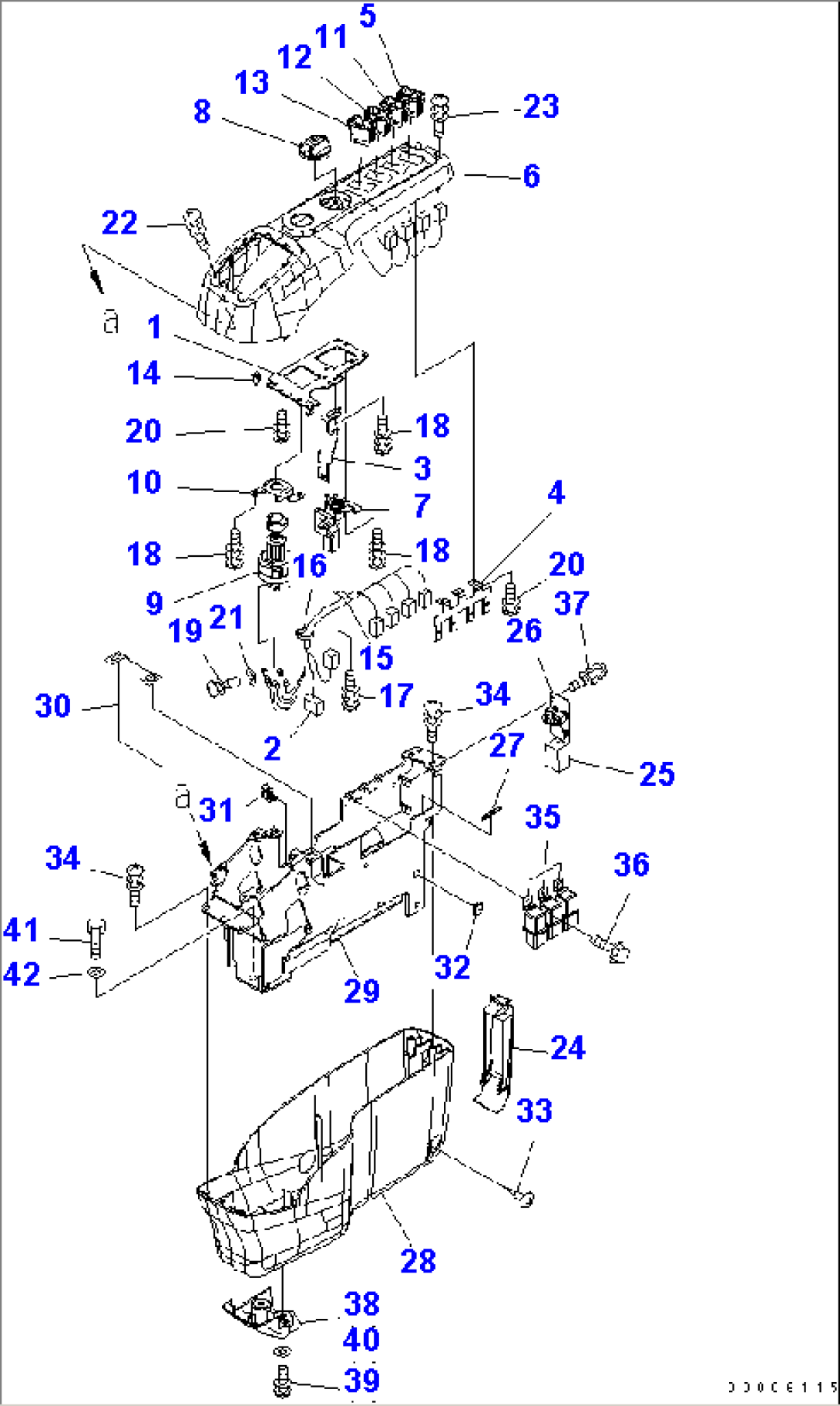 FLOOR FRAME (CONSOLE) (R.H.)