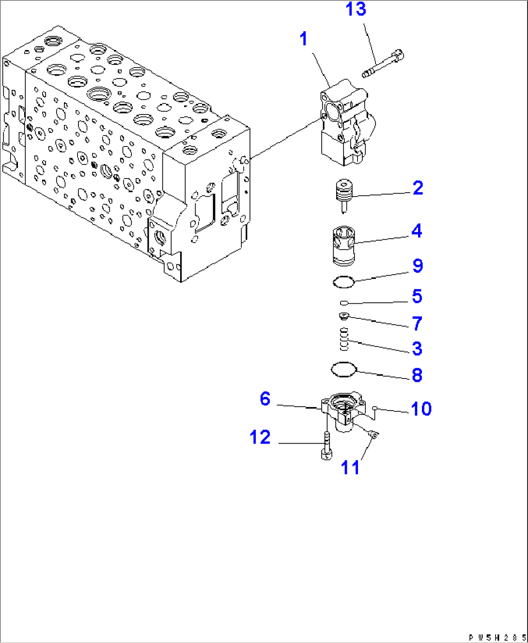 MAIN VALVE (15/16)(#20001-)