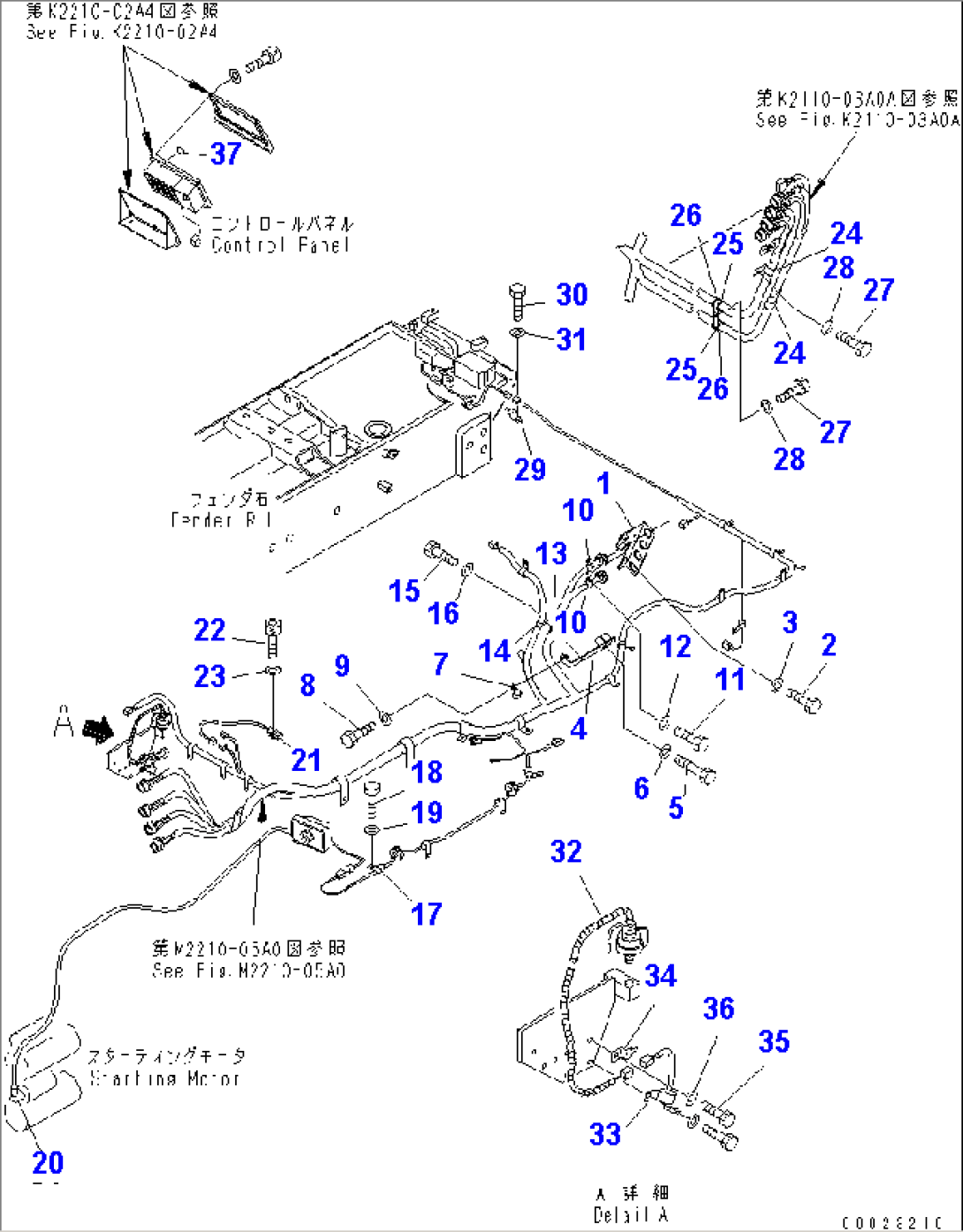 FENDER WIRING (WITH SHOE SLIP CONTROL AND DUST INDICATOR)