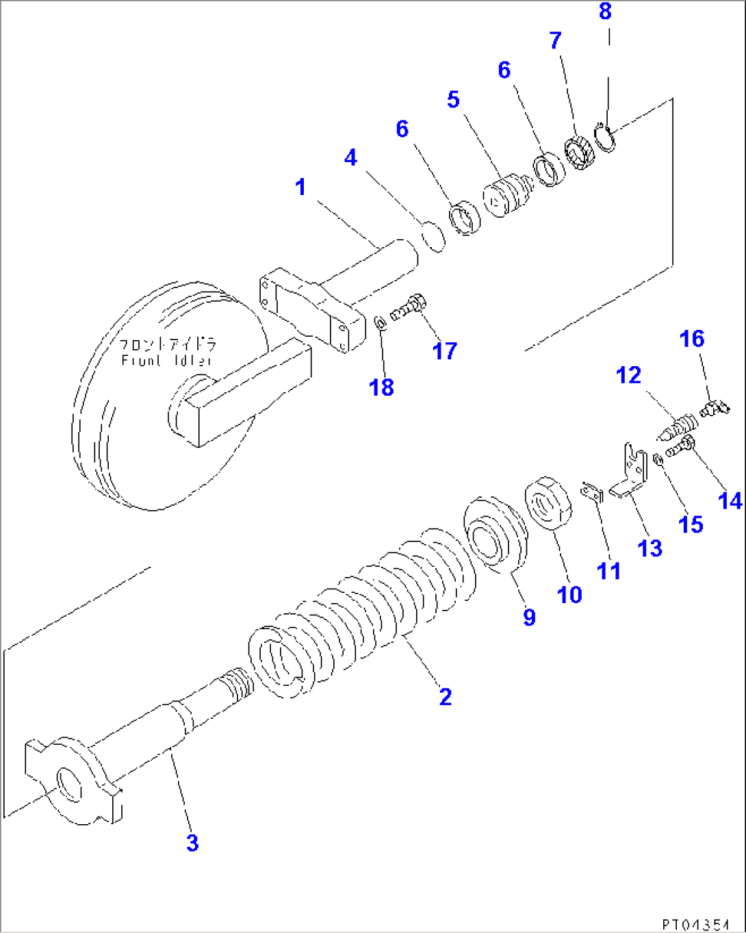 RECOIL SPRING(#10001-10040)
