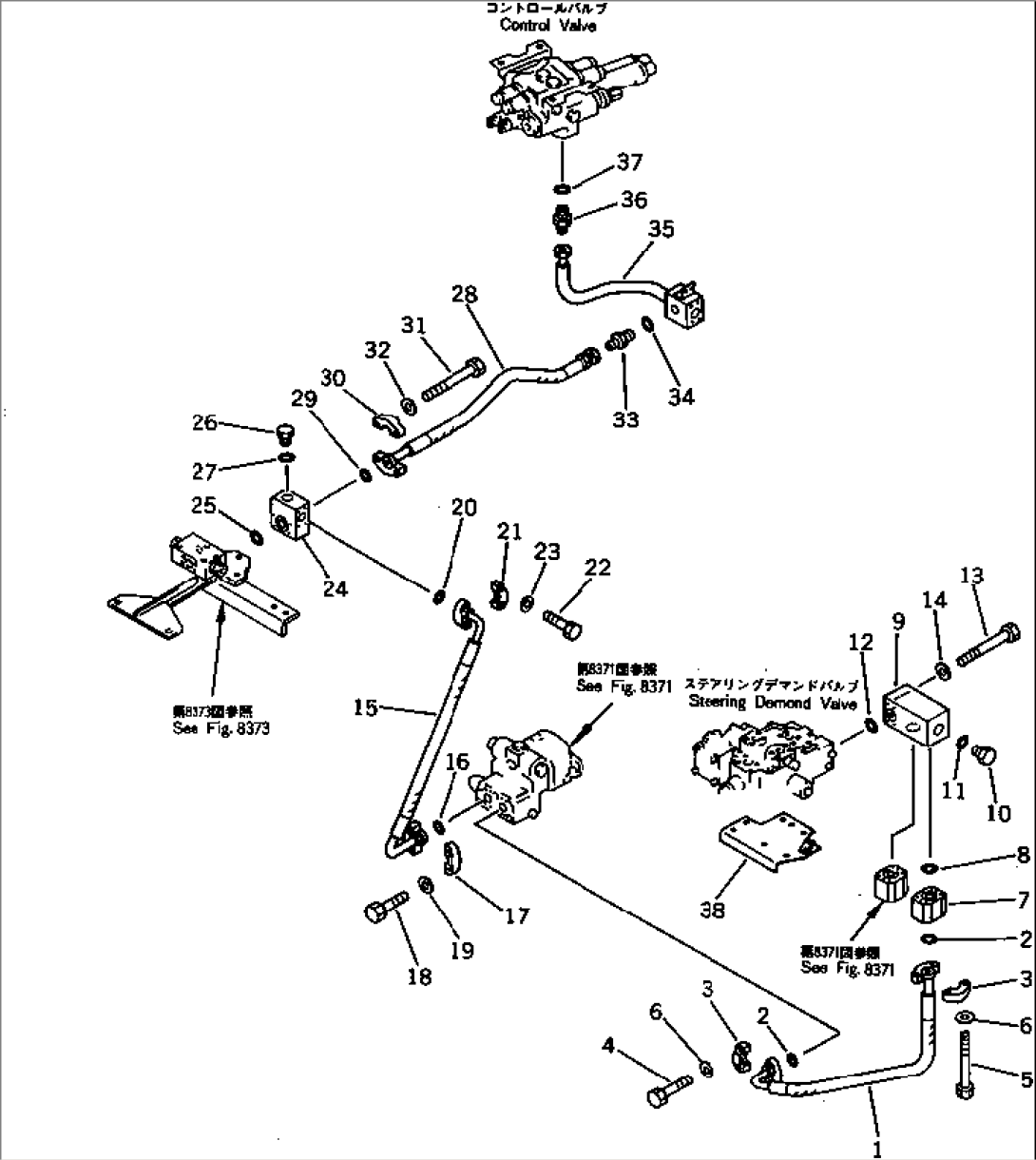 EMERGENCY STEERING PIPING (2/3) (ABE SPEC.)(#10001-19999)