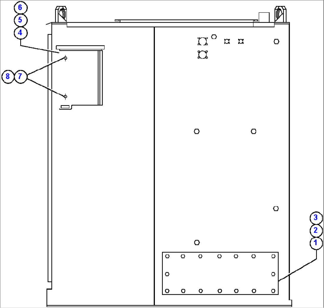 CONTROL CABINET (LEFT SIDE)