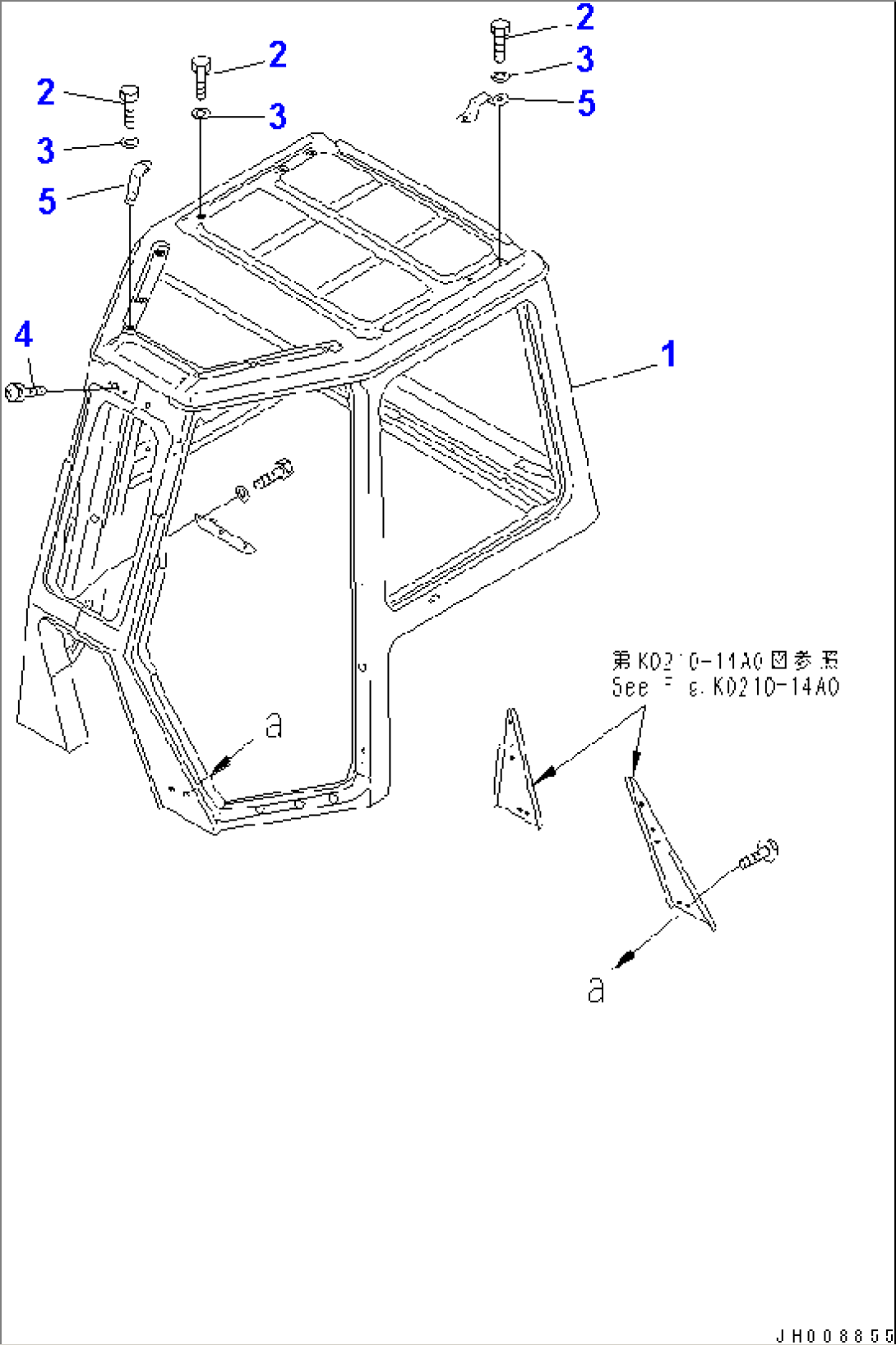 CAB (BODY) (COLD WEATHER (B) SPEC.)(#66146-)