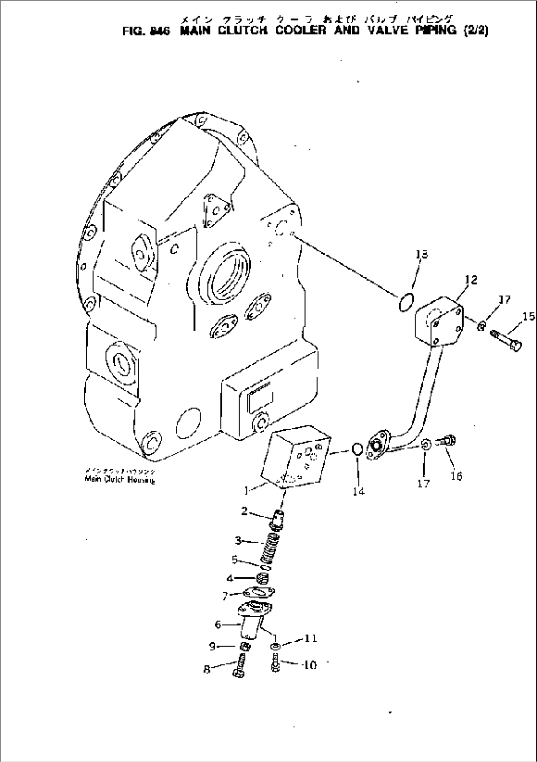 MAIN CLUTCH COOLER AND VALVE PIPING (2/2)