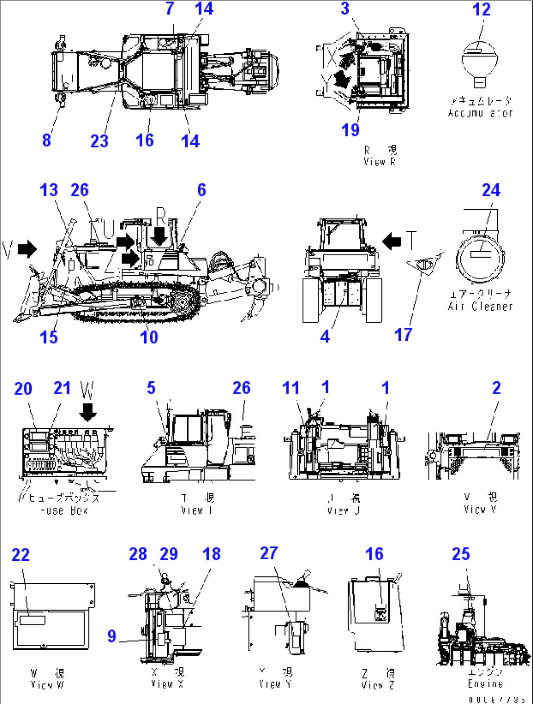 MARKS AND PLATES (ENGLISH) (WITH CAB)(#85001-85024)