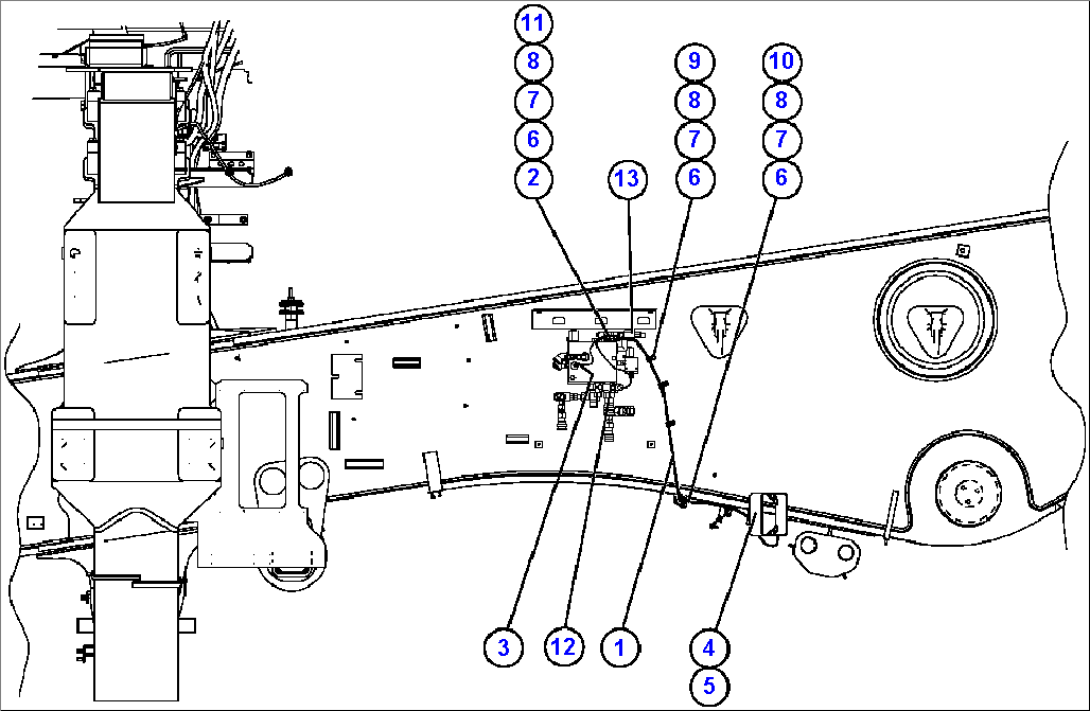 WIRING - LEFT FRAME