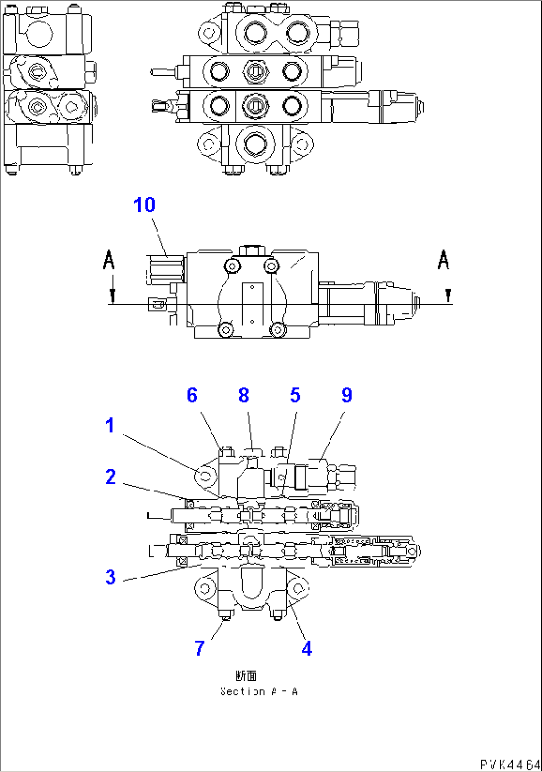 MAIN VALVE (WITH BACK HOE)