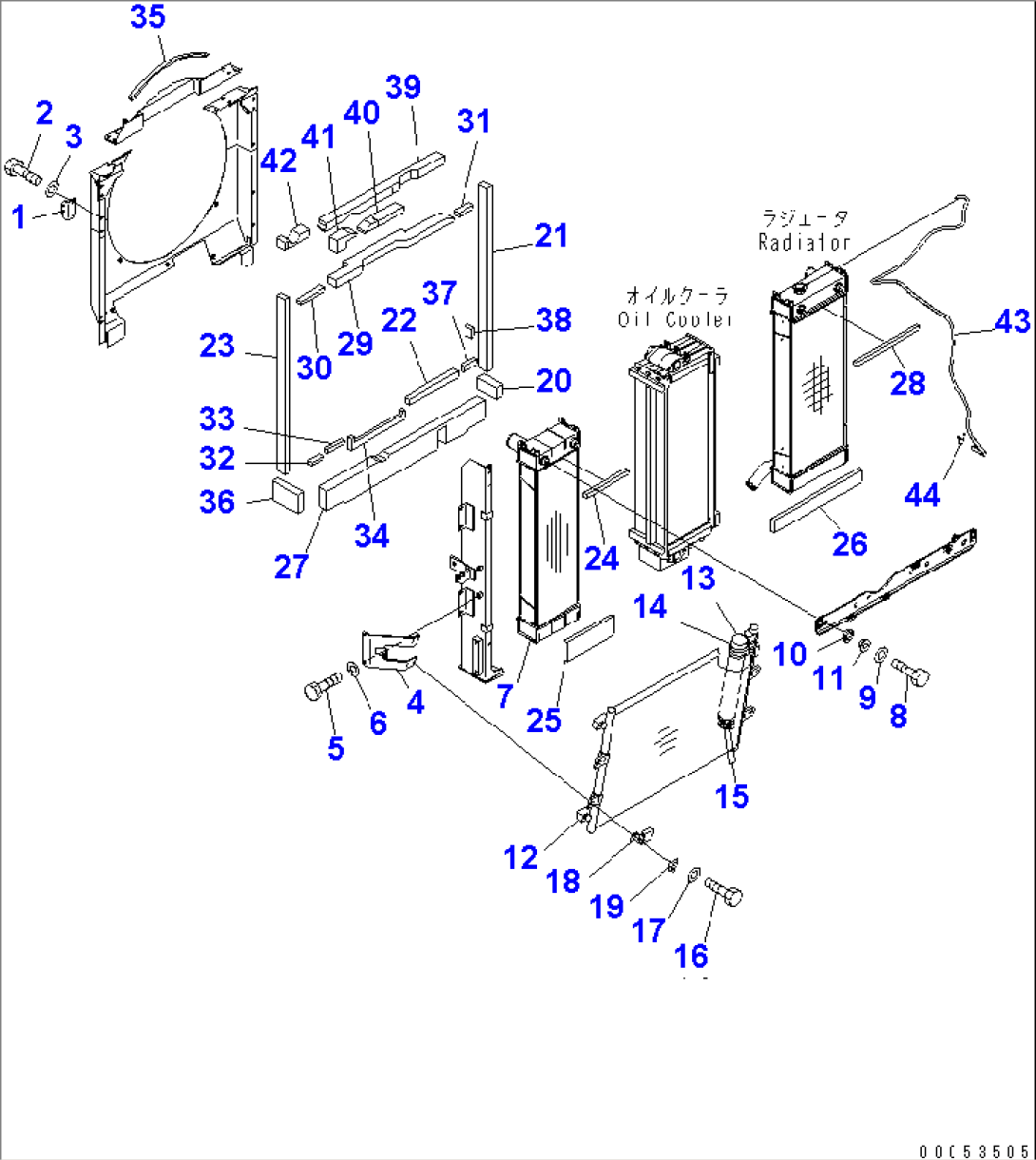 COOLING (AFTER COOLER CONDENSER AND PIPING) (AUTO AIR CONDITIONER)