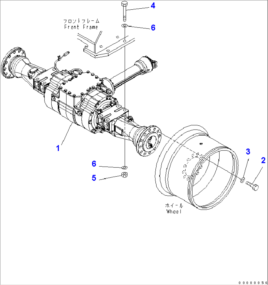 FRONT AXLE MOUNTING