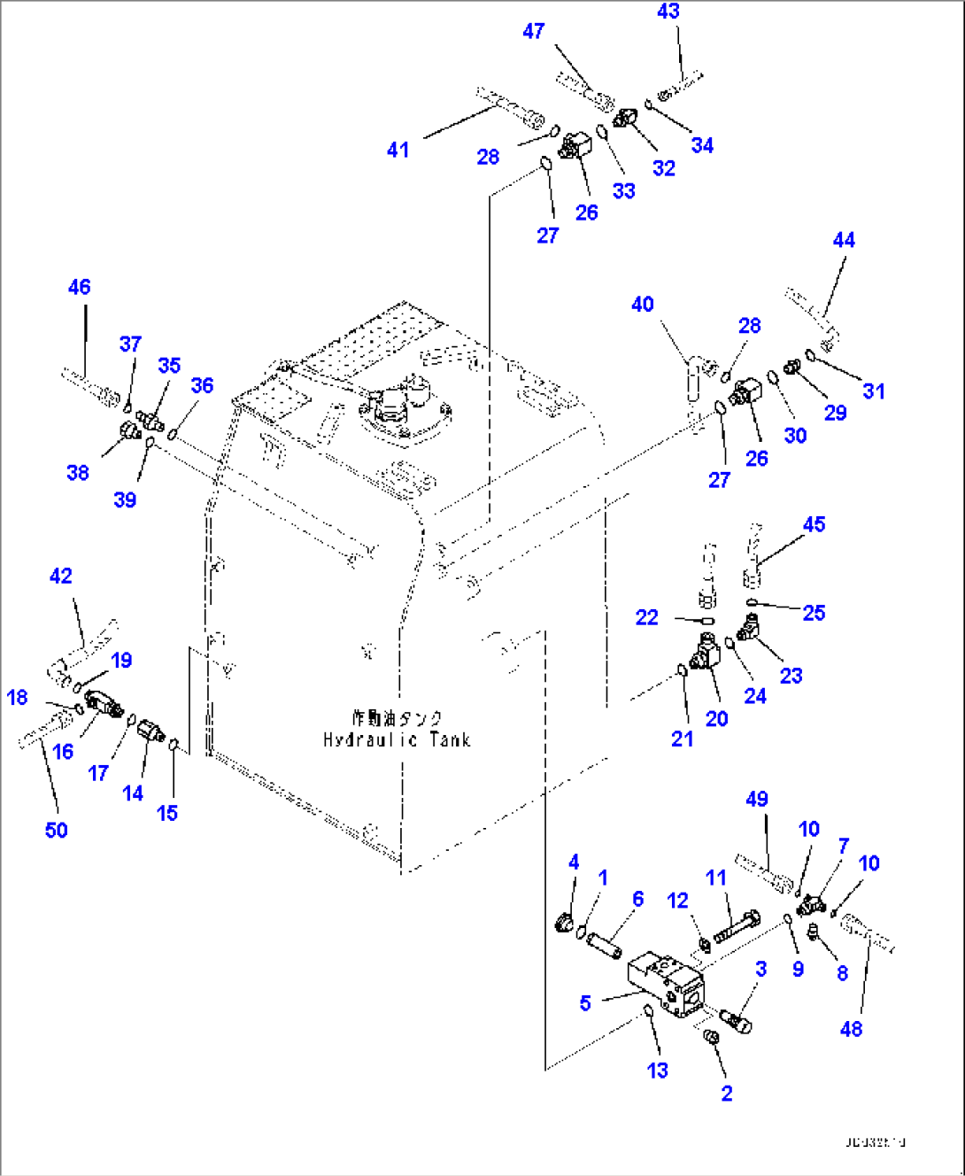 Hydraulic Tank, Relief Valve (#65001-)