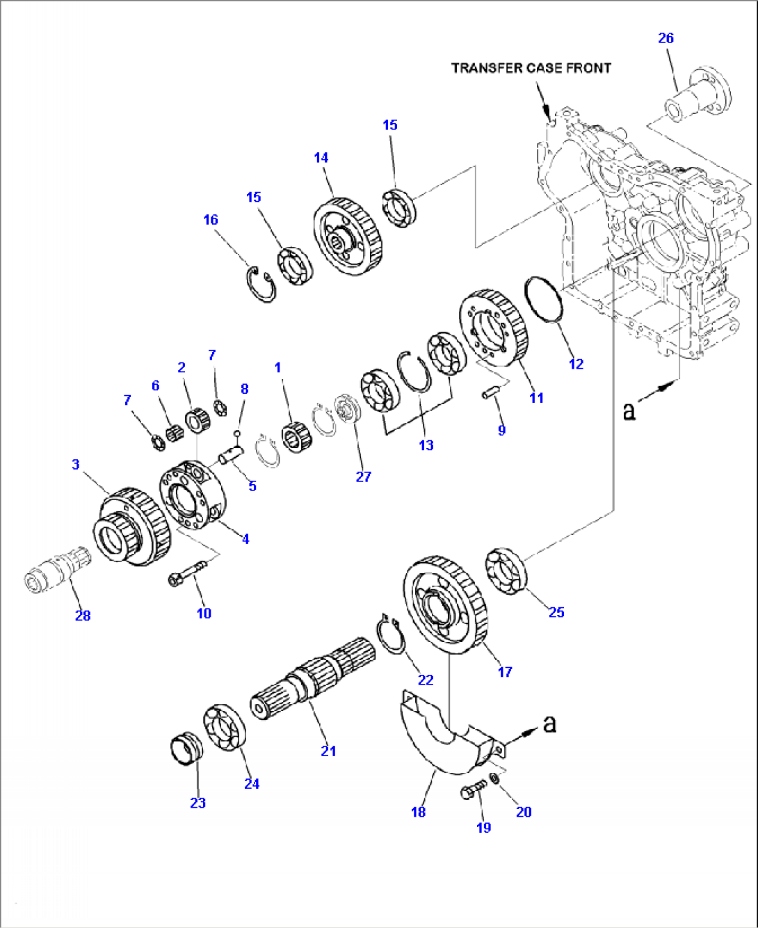 F2420-54A0 TRANSFER CASE (4/5)