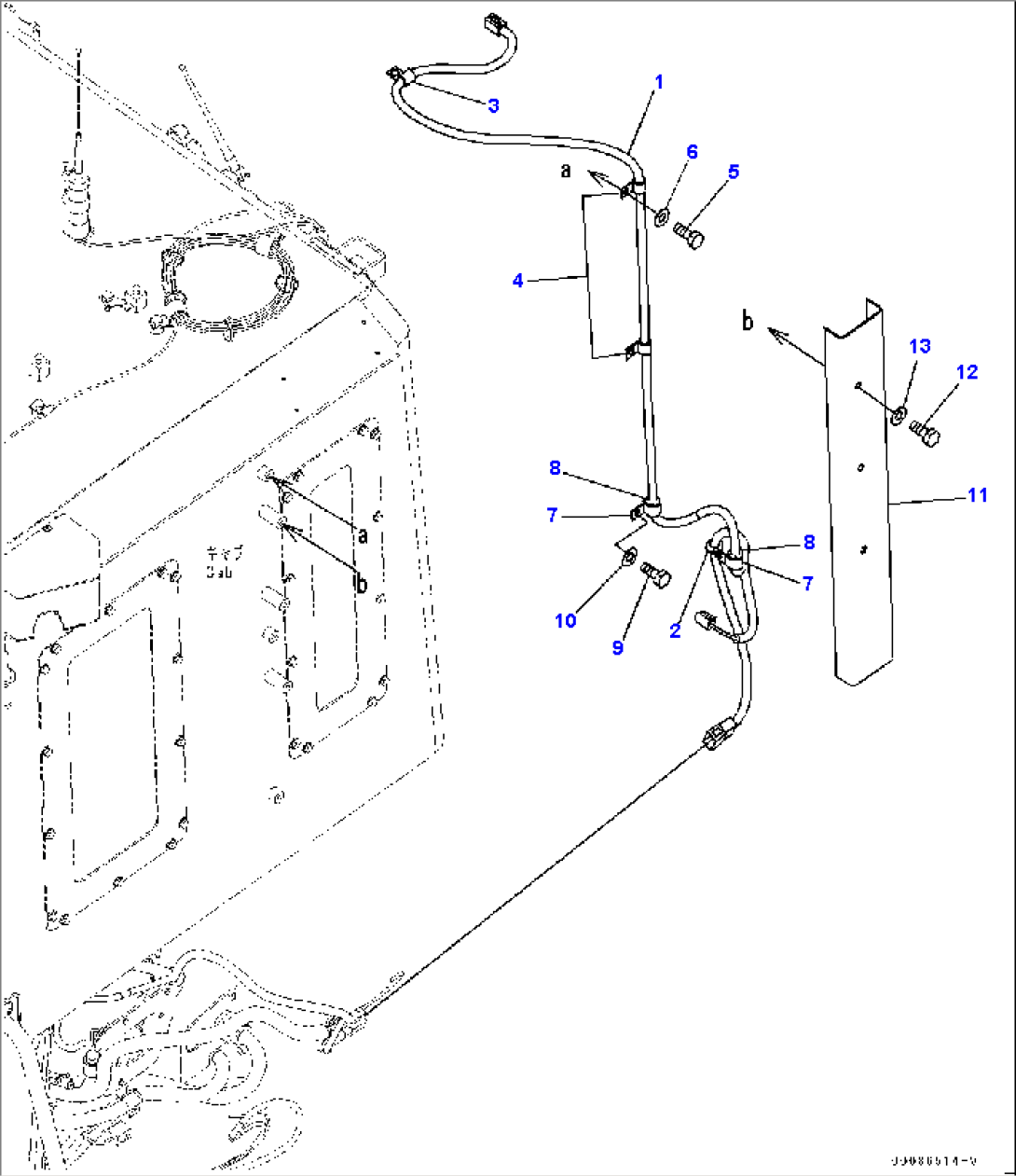Radio Control, Beacon Lamp Wiring Harness (#1006-)