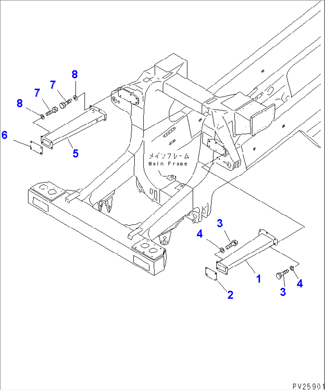 FRONT SUPPORT STAY