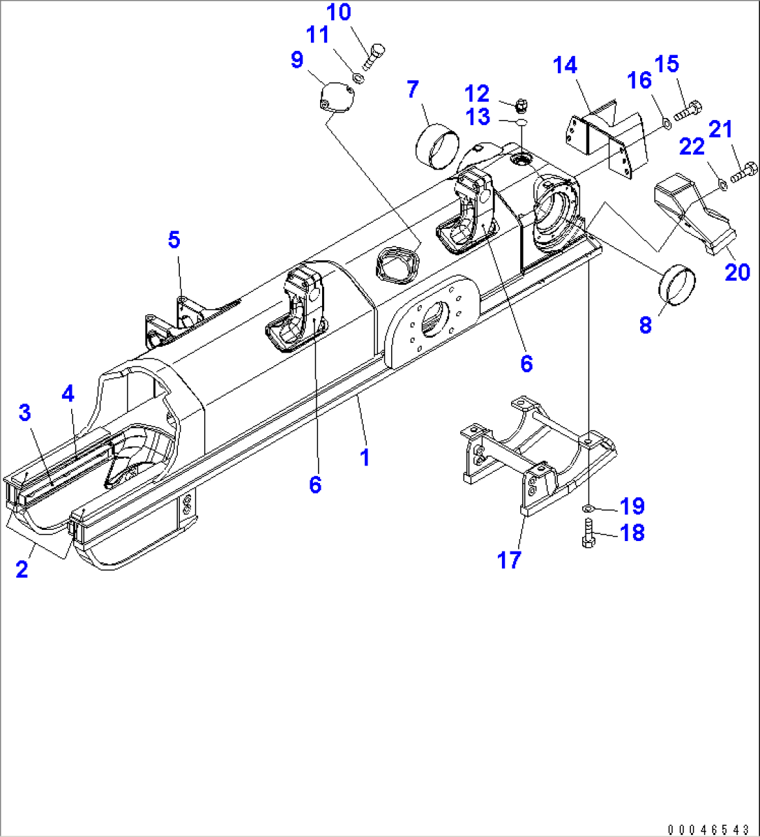 TRACK FRAME (L.H.)