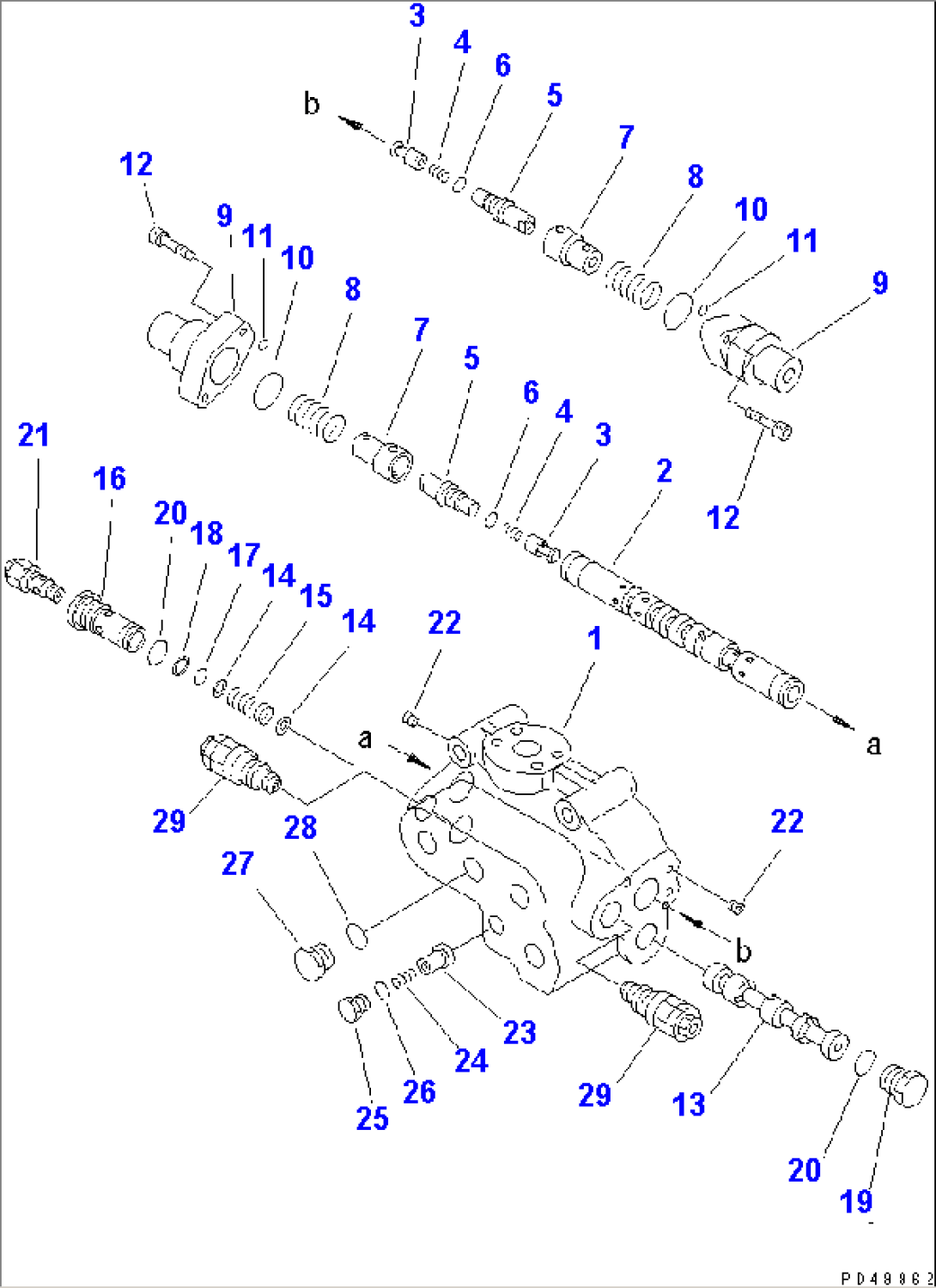 STEERING DEMAND VALVE(#50001-)