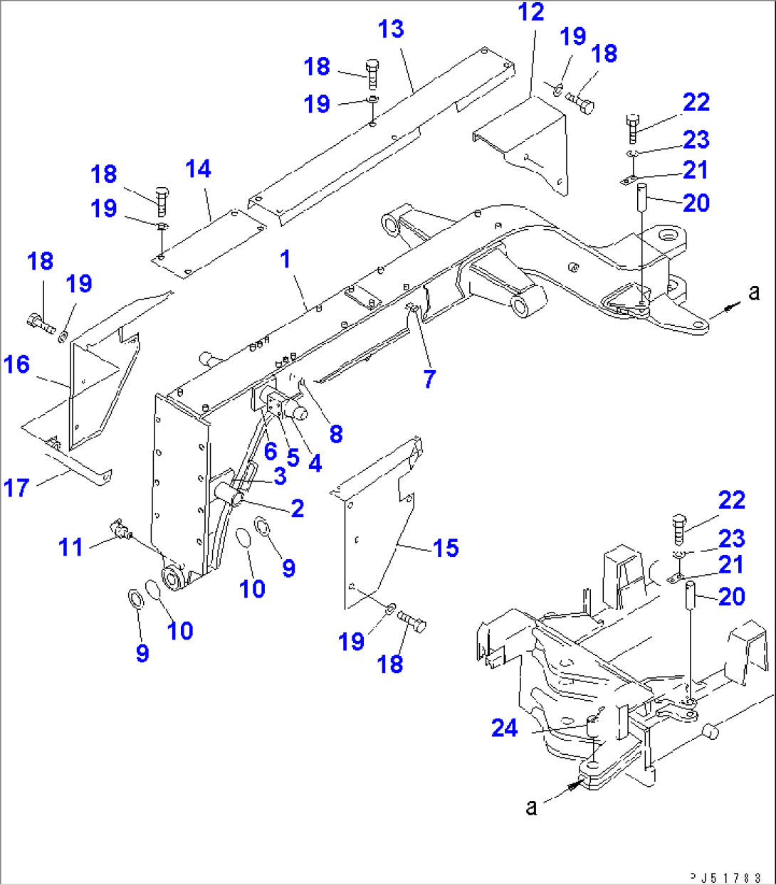 FRONT FRAME(#6501-6700)