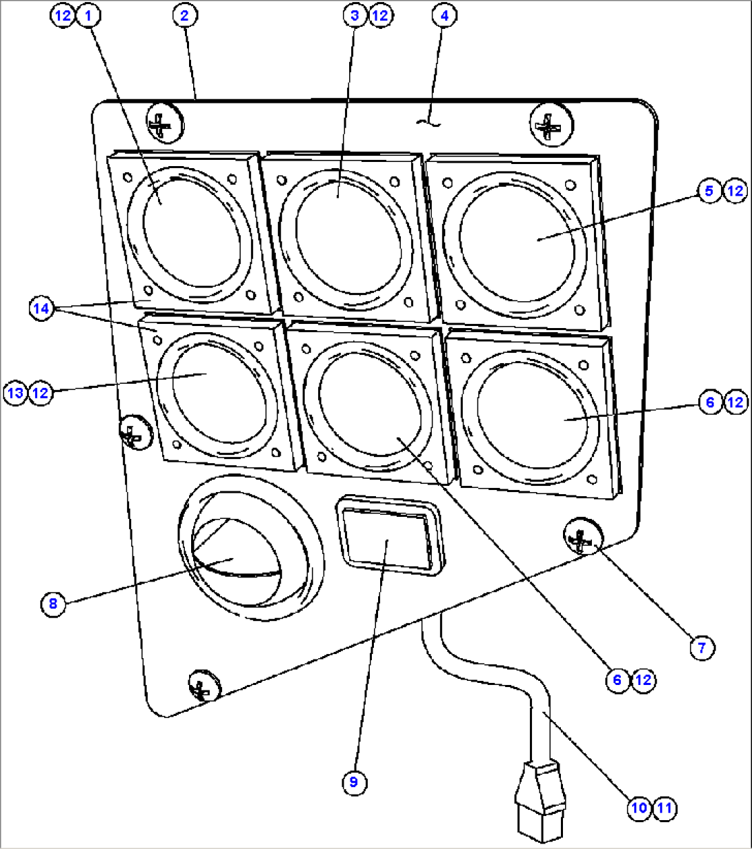 UPPER L.H. DASH MODULE (SM5164)