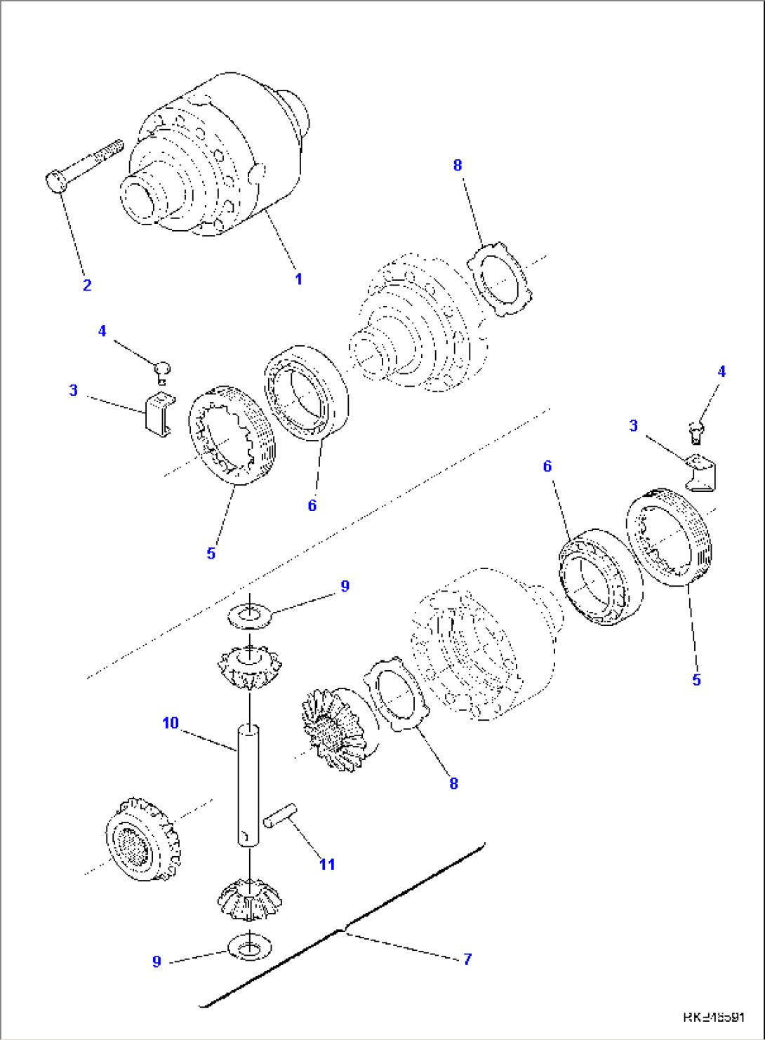 FRONT AXLE (4/7)