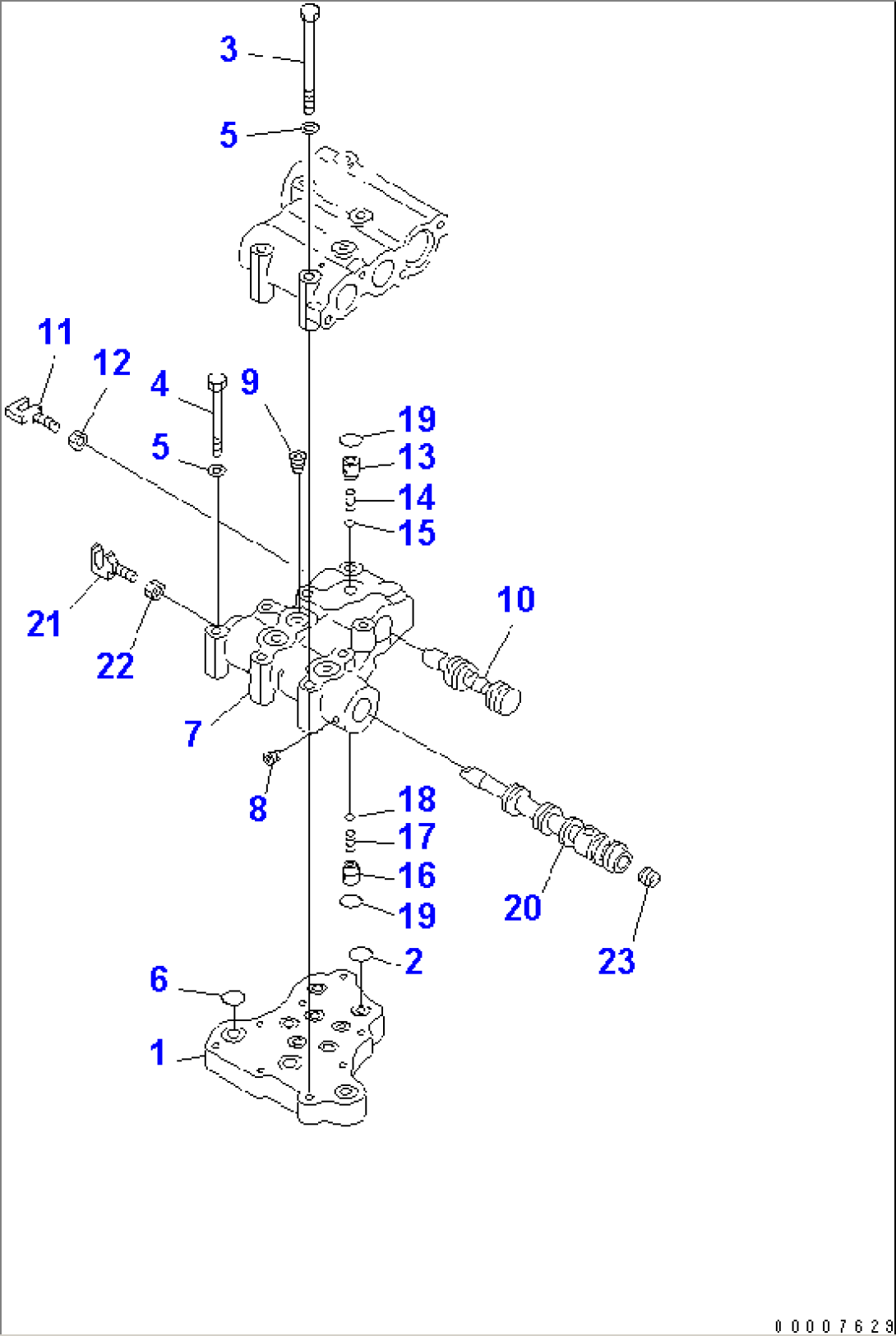 CONTROL VALVE (LOWER) (-50 SPEC)(#31593-)