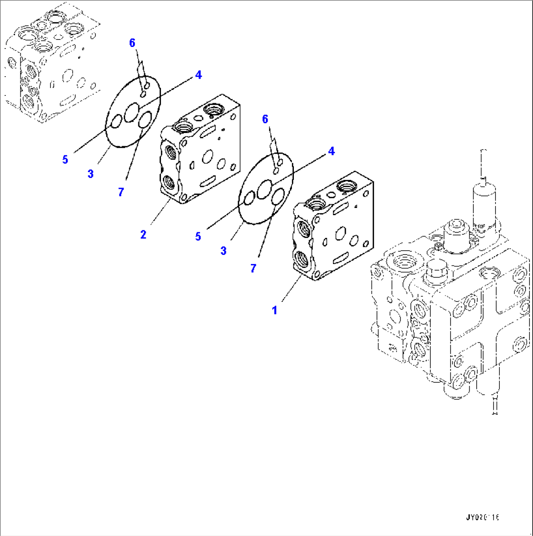 Fender, Control Valve, 4-Valve (1/11) (#1001-)