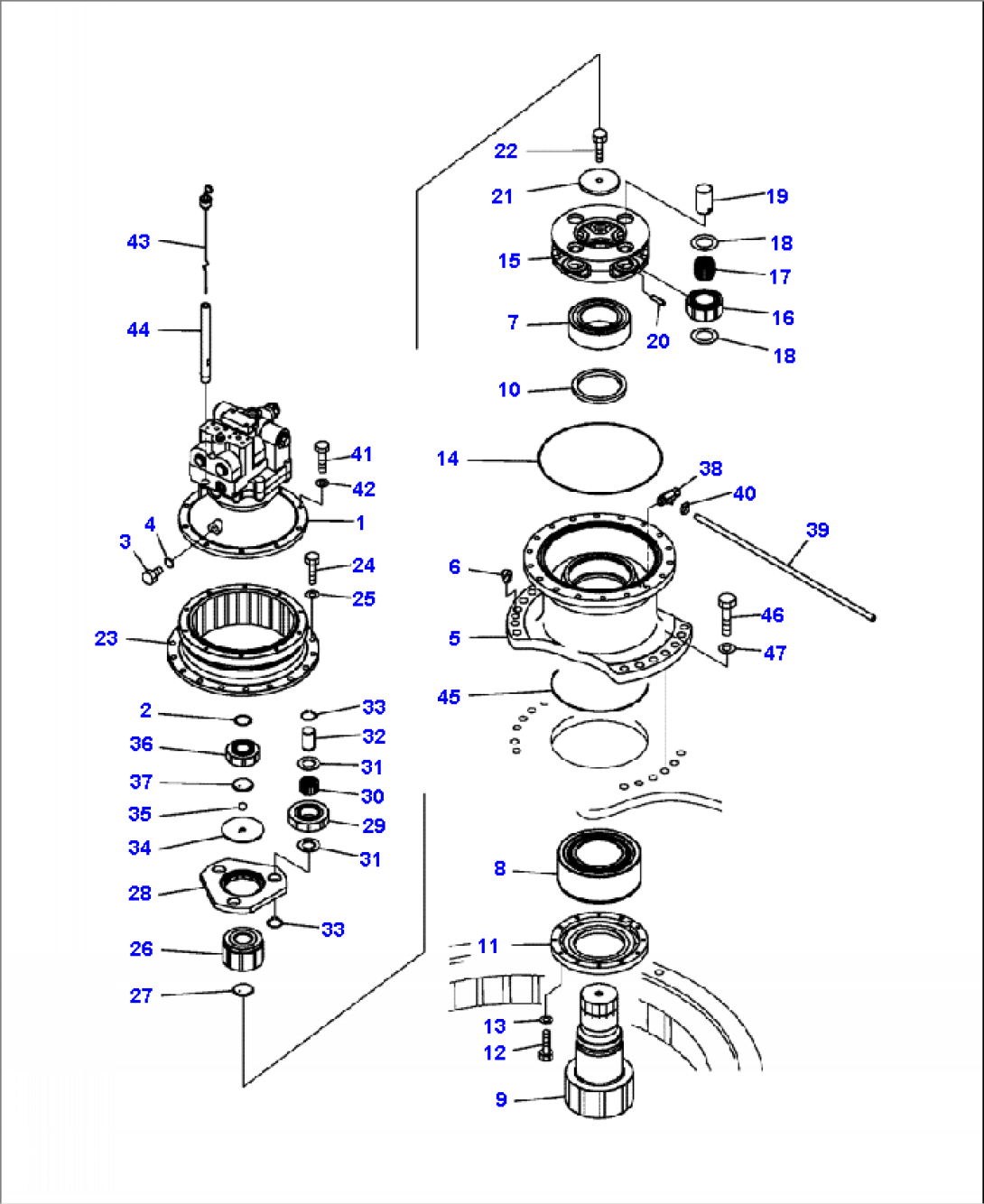 N1210-01A0 SWING MACHINERY
