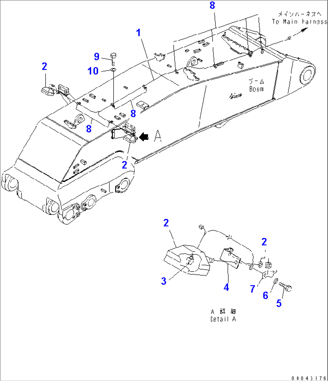WORK EQUIPMENT (WORKING LAMP) (FOR LOADER)(#35001-)