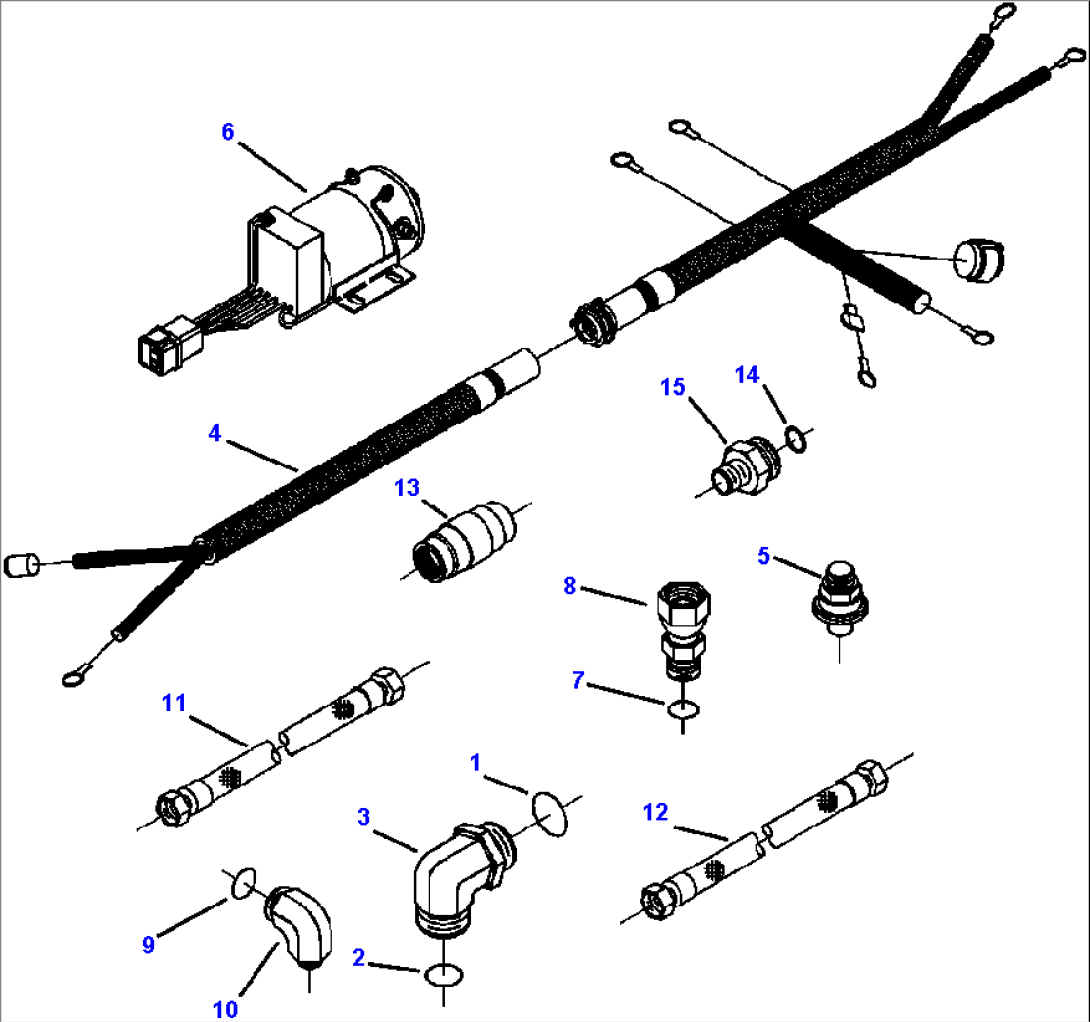 FIG. A6110-A9A1 PRE-LUBRICATING STARTER PLUMBING