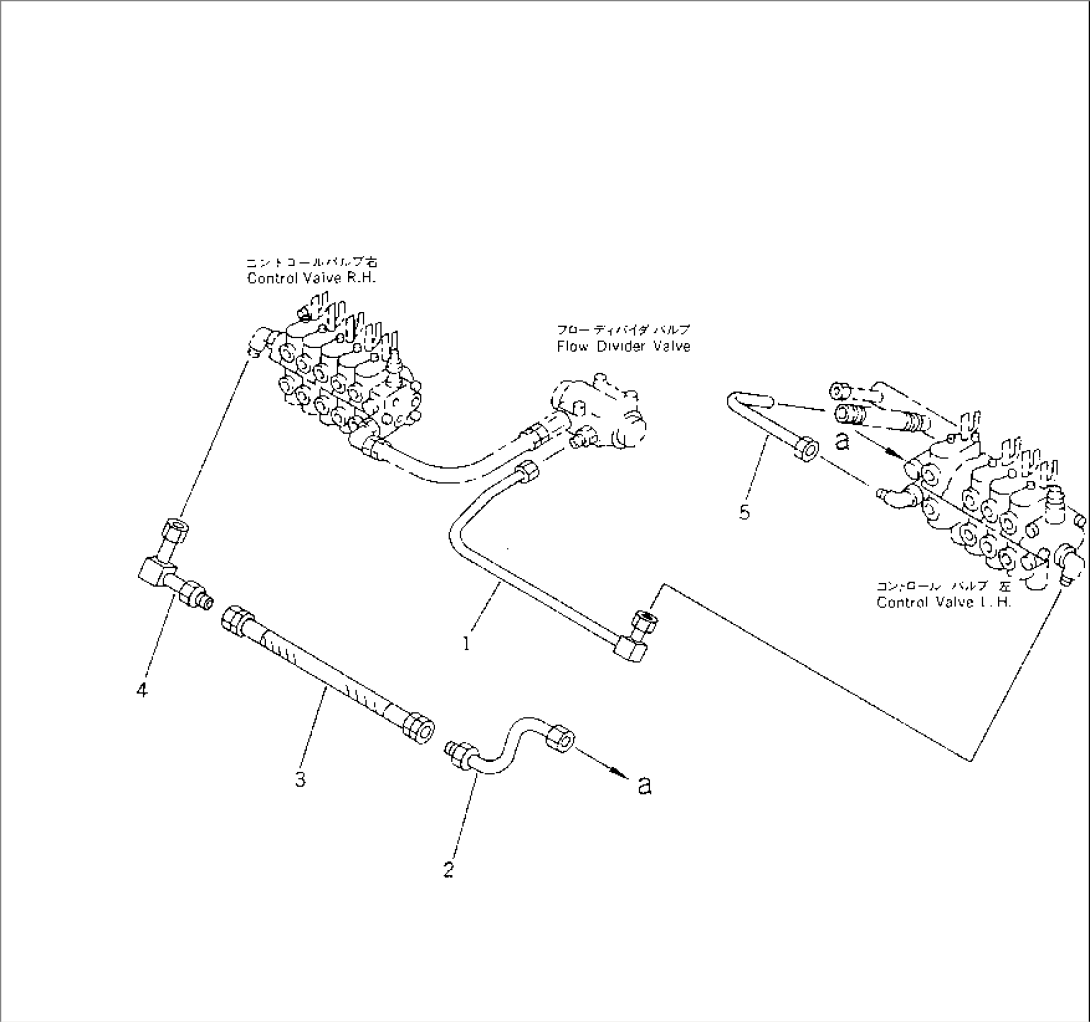 HYDRAULIC PIPING (SCARIFIER CYLINDER LINE) (1/2)