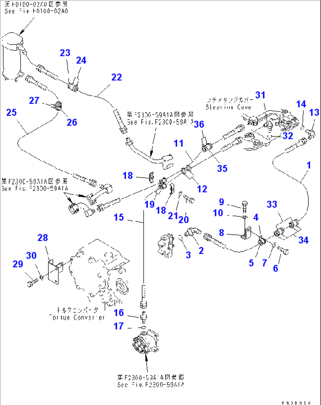 CLUTCH AND BRAKE (PUMP RELATED PARTS)(#65001-)